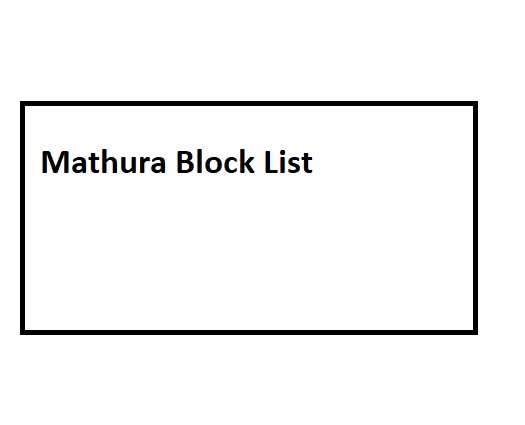 Mathura Block List